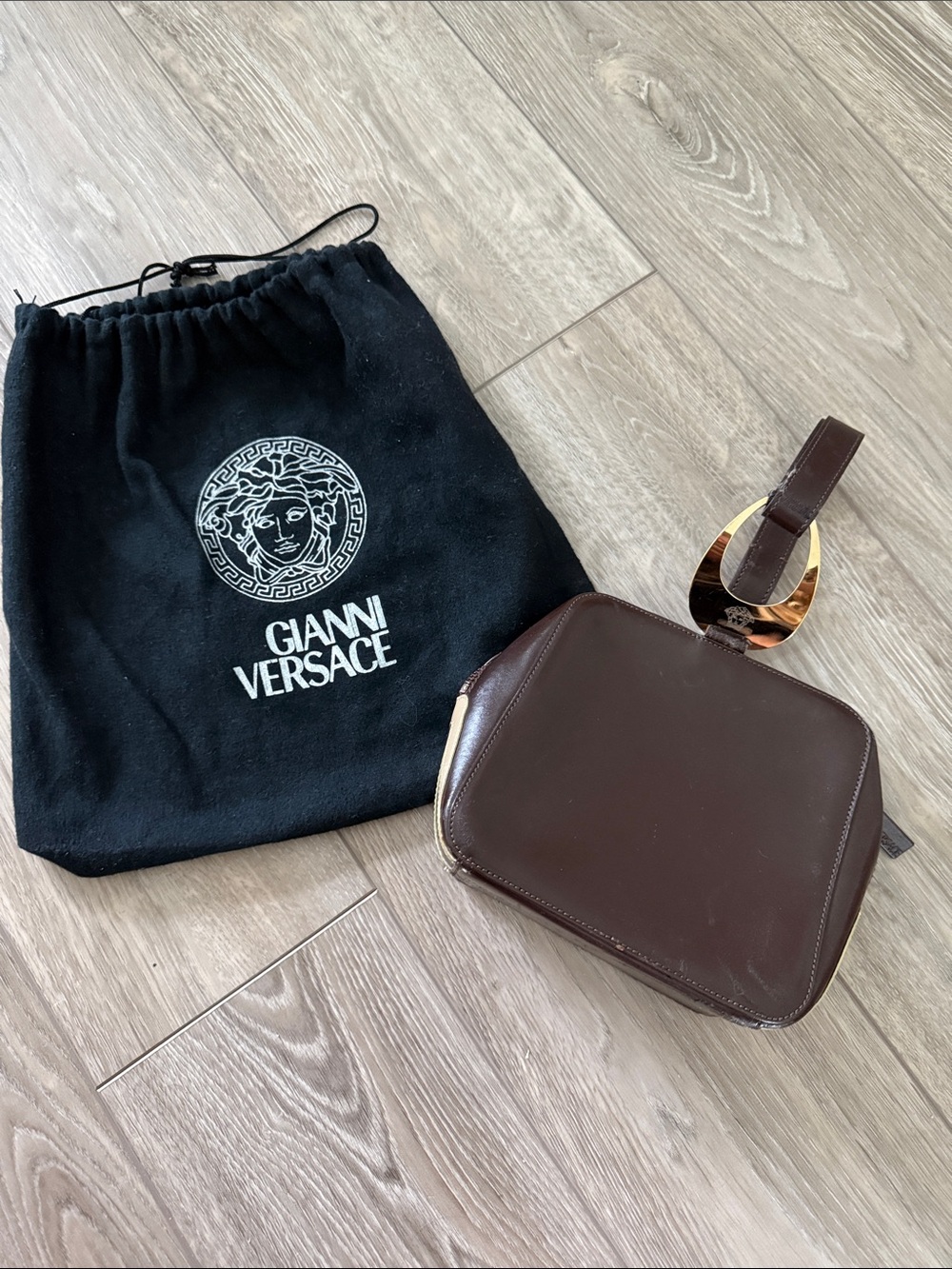 Vintage Versace Brown Purse